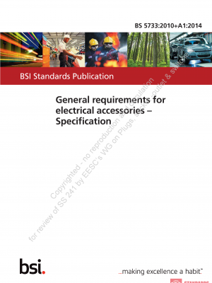 BS 5733 +A1:2014 – WG Plugs and Sockets:2010 PDF
