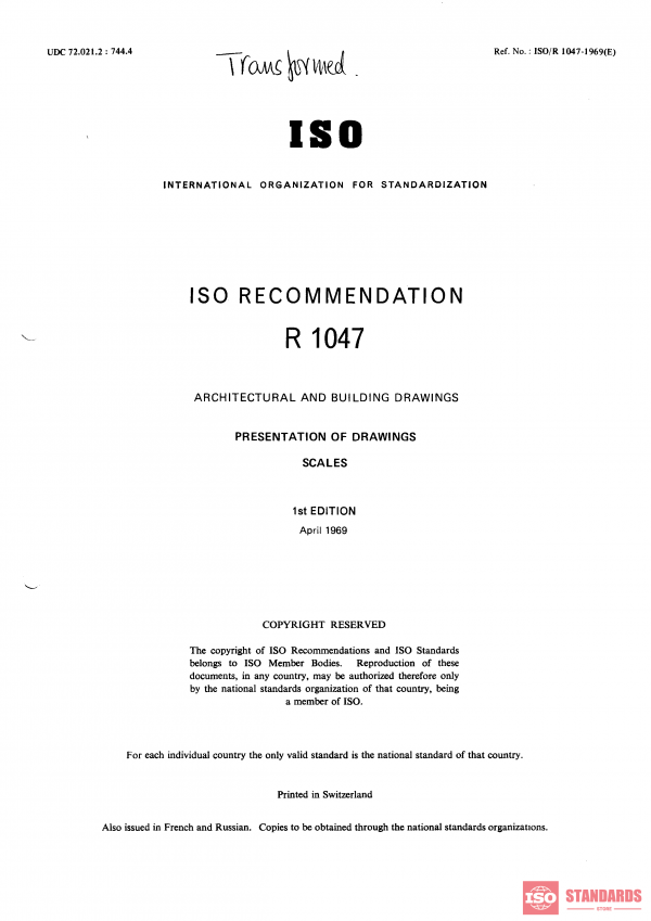 ISO/R 1047:1969 PDF