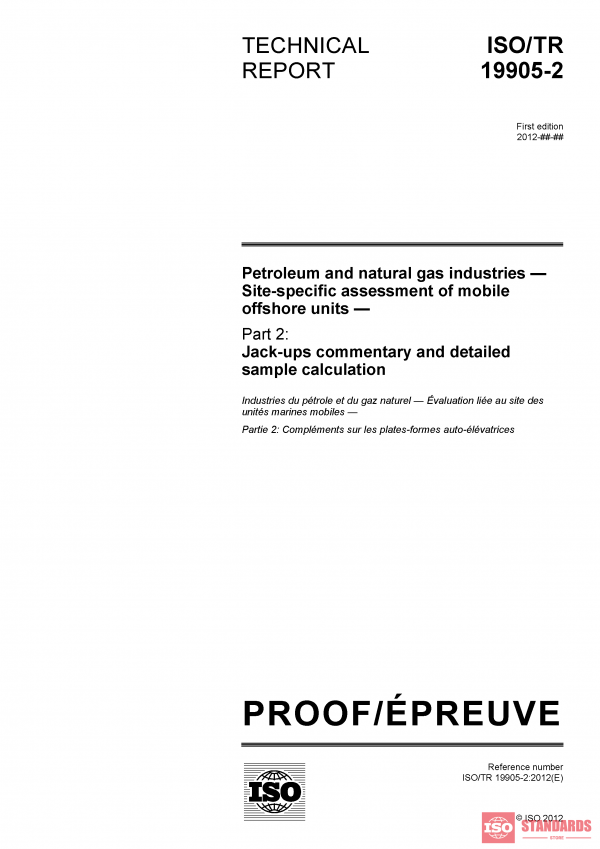 ISO TR 19905 WG -2:2012 PDF