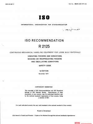ISO/R 2125:1971 PDF