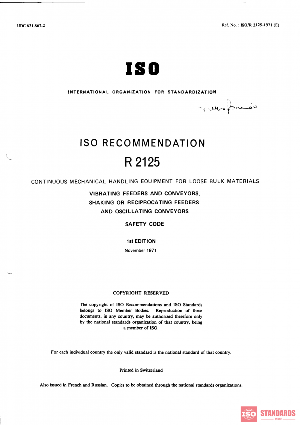 ISO/R 2125:1971 PDF