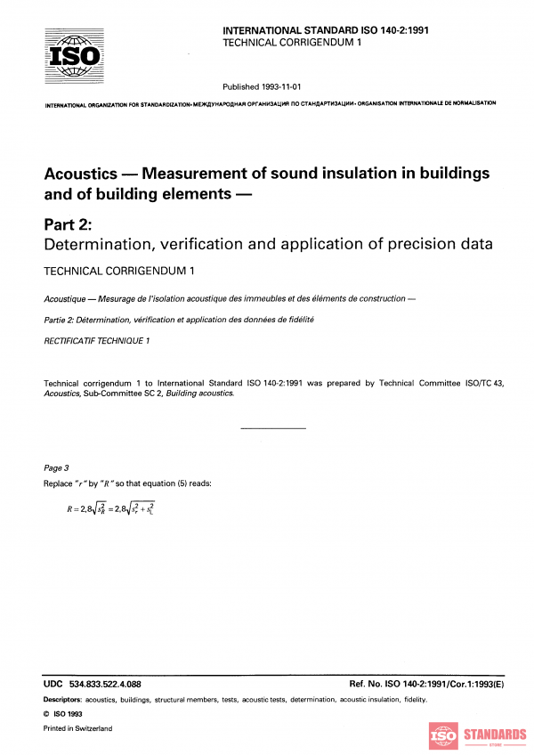 ISO 140-2:1991/Cor 1:1993 PDF