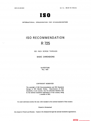 ISO/R 725:1968 PDF