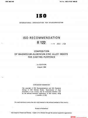 ISO/R 122:1959 PDF