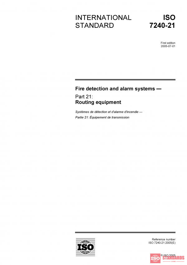 ISO 7240-21:2005 PDF