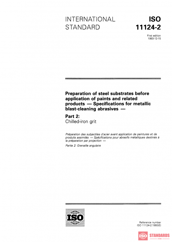 ISO 11124-2:1993 PDF