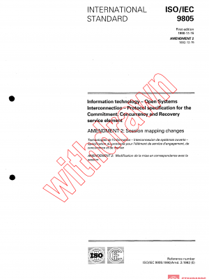 ISO/IEC 9805:1990/AMD2:1992 PDF