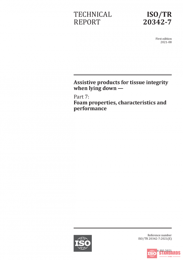 ISO/TR 20342-7:2021 PDF