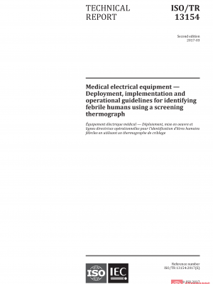ISO/TR 13154:2017 PDF