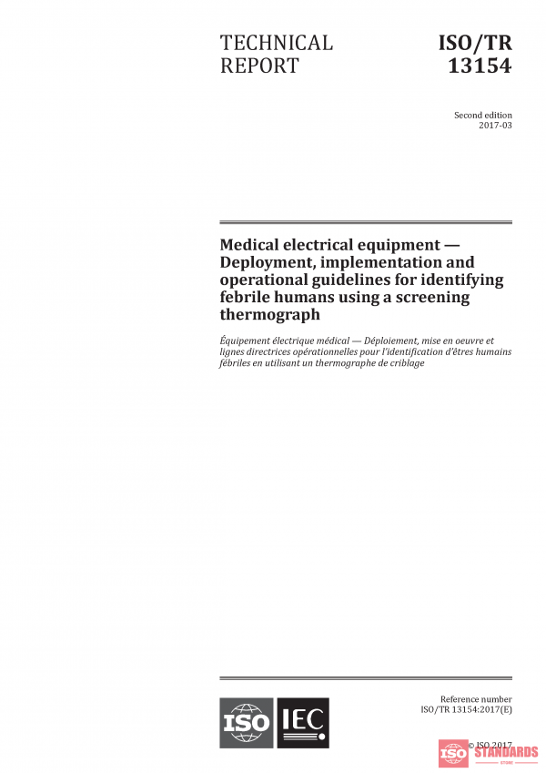ISO/TR 13154:2017 PDF