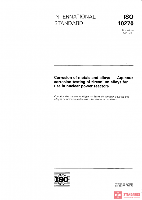 ISO 10270:1995 PDF