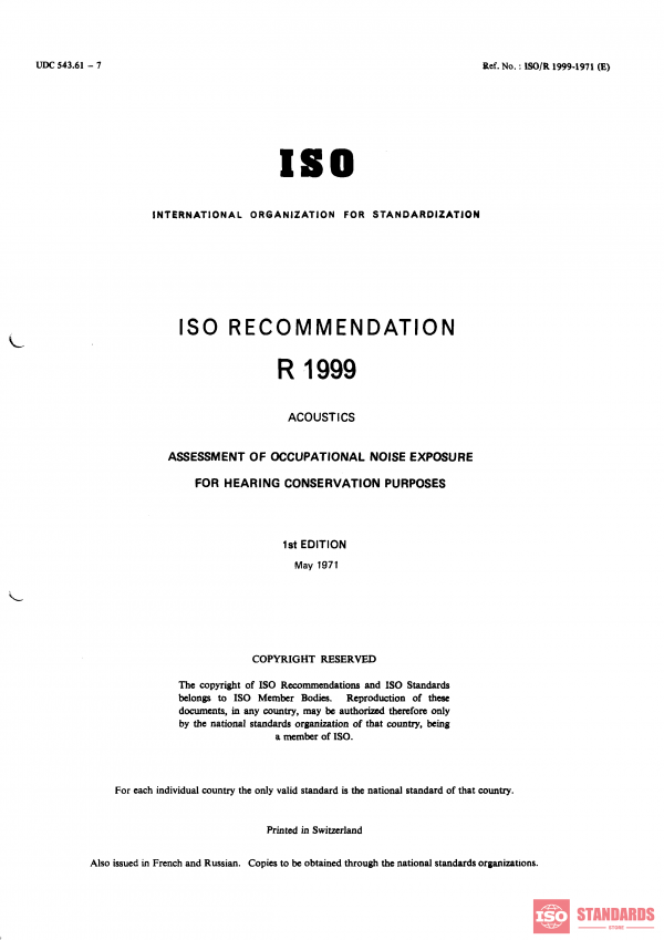 ISO/R 1999:1971 PDF