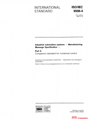 ISO/IEC 9506-4:1992 PDF