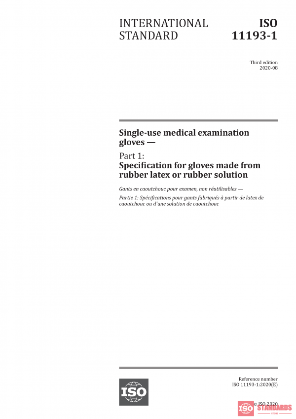 ISO 11193-1:2020 PDF