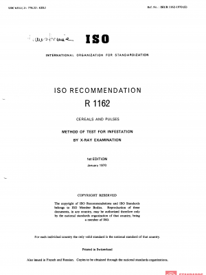 ISO/R 1162:1970 PDF