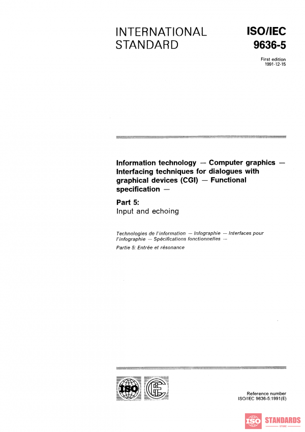 ISO/IEC 9636-5:1991 PDF