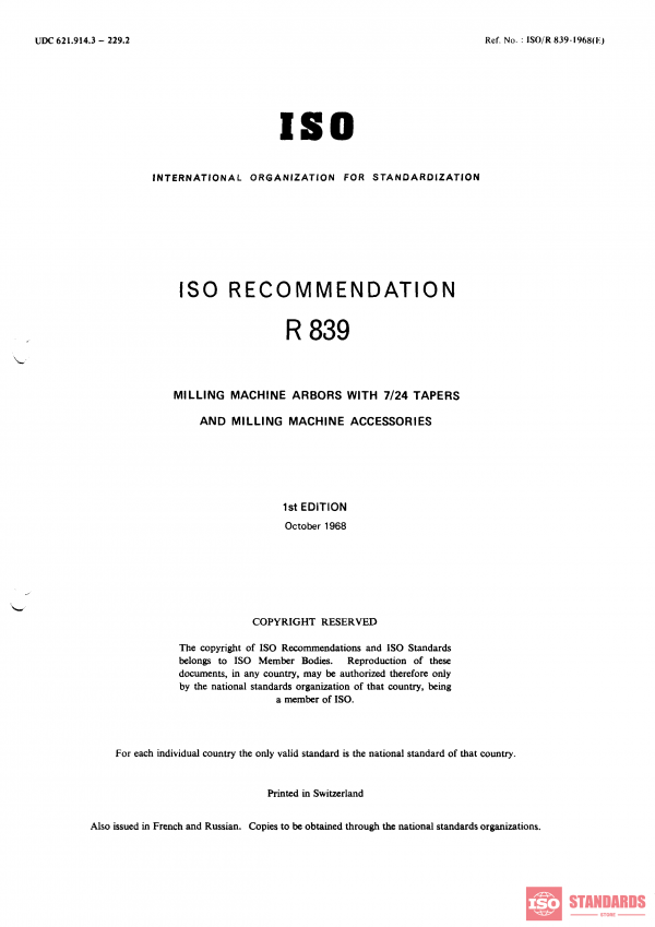 ISO/R 839:1968 PDF