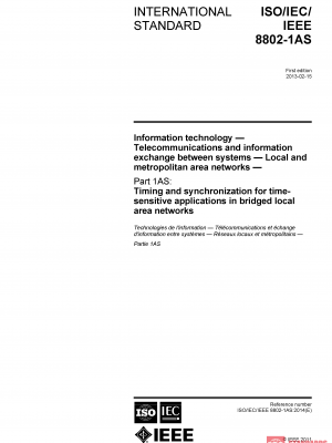 ISO/IEC/IEEE 8802-1AS:2014 PDF