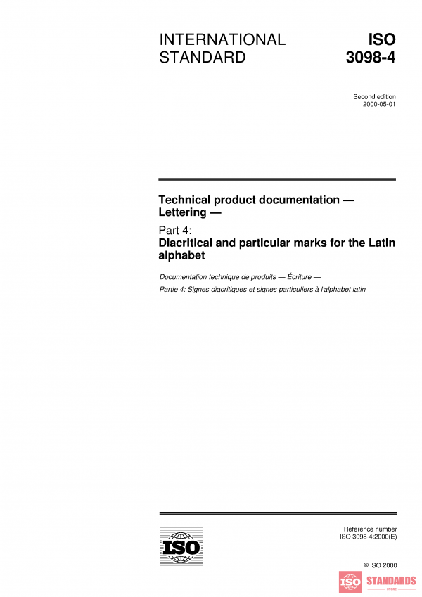 ISO 3098-4:2000 PDF