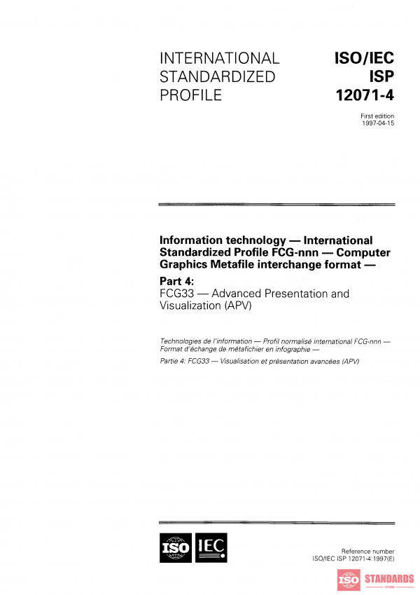 ISO/IEC ISP 12071-4:1997 PDF