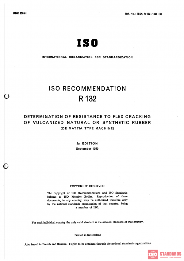 ISO/R 132:1959 PDF
