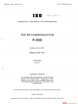 ISO/R 2030:1971 PDF