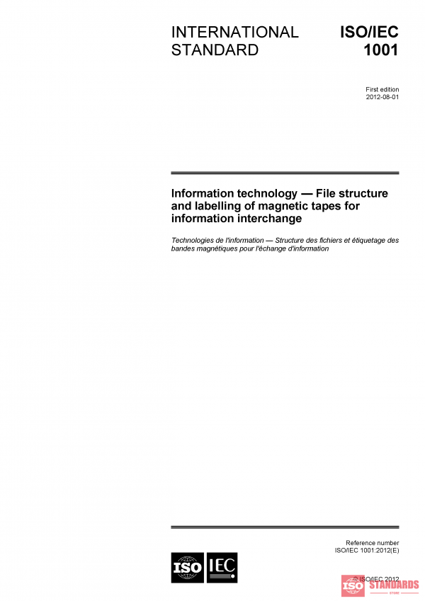 ISO/IEC 1001:2012 PDF