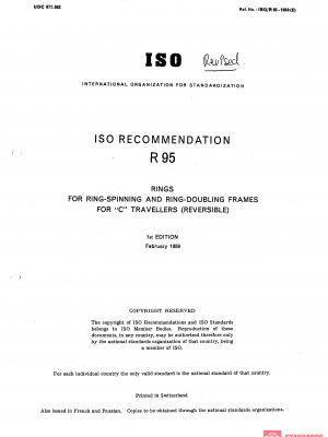 ISO/R 95:1972 PDF