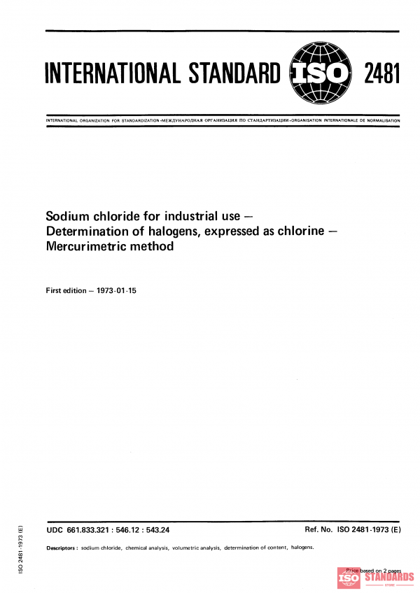 ISO 2481:1973 PDF
