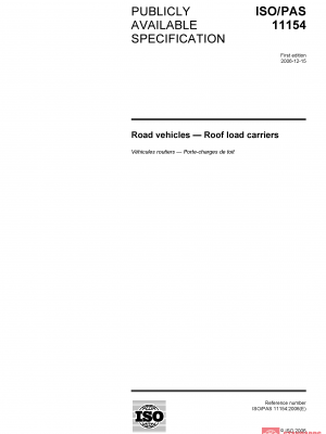 ISO/PAS 11154:2006 PDF