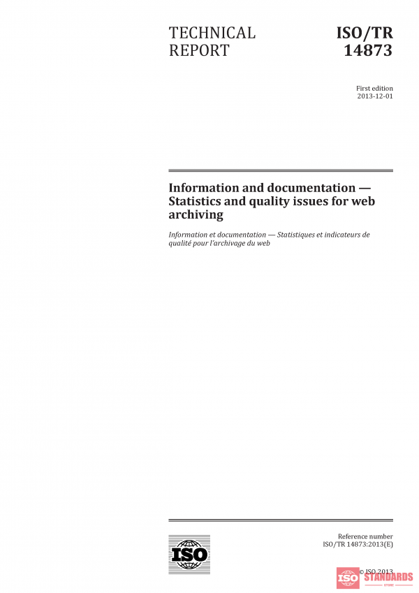 ISO/TR 14873:2013 PDF