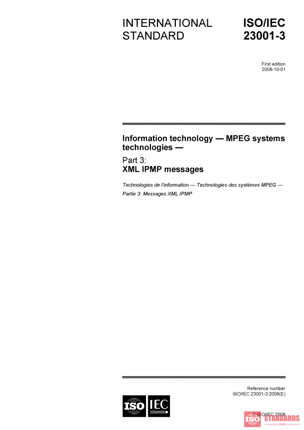 ISO/IEC 23001-3:2008 PDF