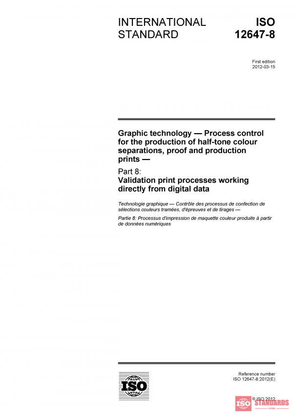 ISO 12647-8:2012 PDF