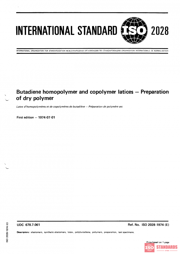 ISO 2028:1974 PDF