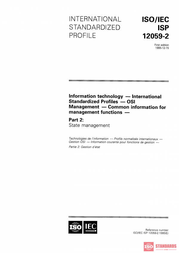 ISO/IEC ISP 12059-2:1995 PDF