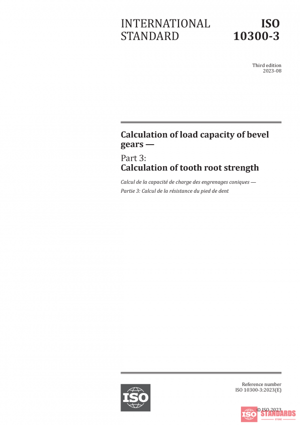 ISO 10300-3:2023 PDF