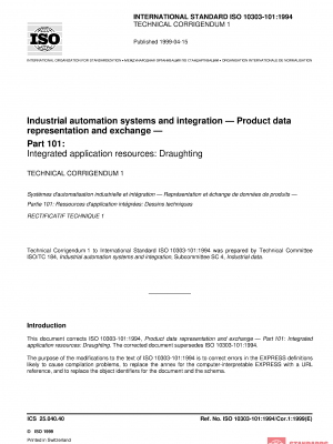 ISO 10303-101:1994/Cor 1:1999 PDF