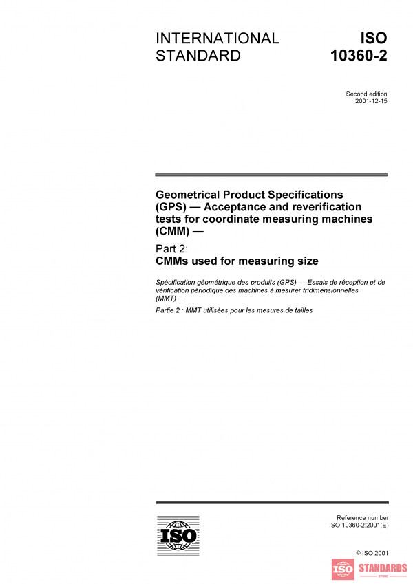 ISO 10360-2:2001 PDF