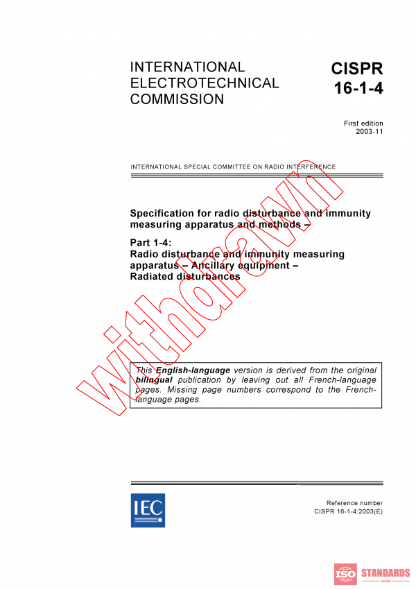 CISPR 16-1-4:2003 PDF