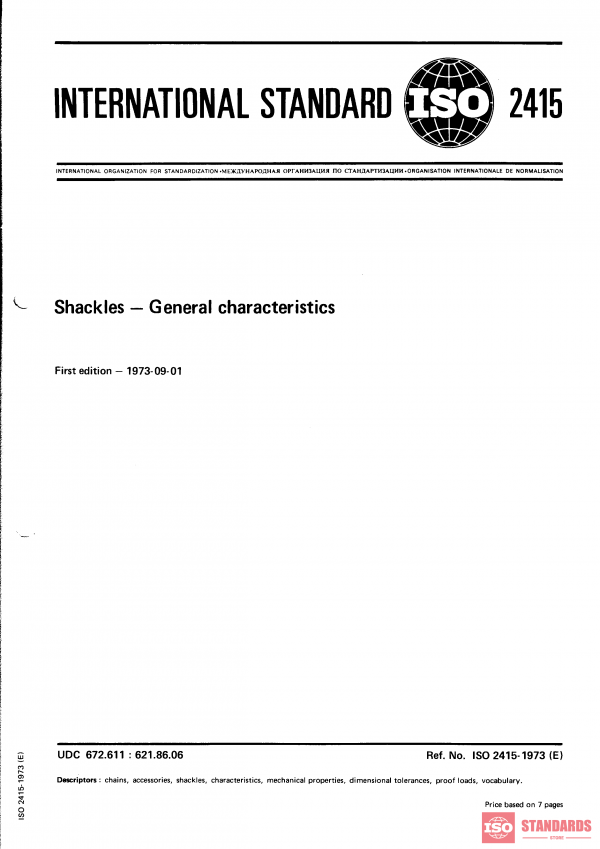 ISO 2415:1973 PDF