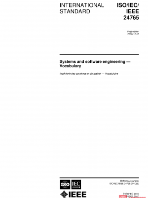 ISO/IEC/IEEE 24765:2010 PDF