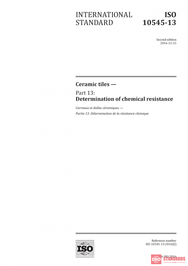 ISO 10545-13:2016 PDF