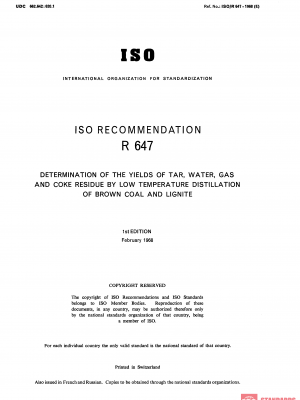 ISO/R 647:1968 PDF