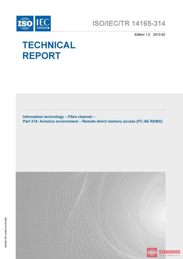 ISO/IEC TR 14165-314:2013 PDF