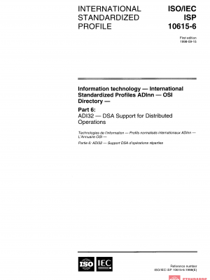 ISO/IEC ISP 10615-6:1998 PDF