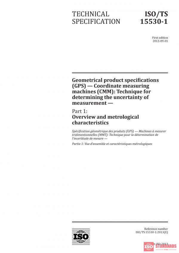 ISO/TS 15530-1:2013 PDF