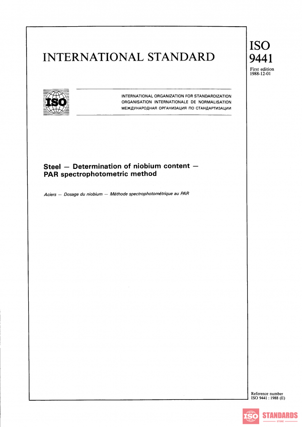 ISO 9441:1988 PDF