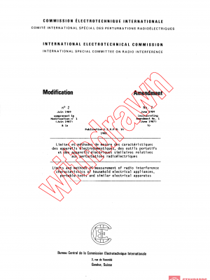 CISPR 14:1985/AMD2:1989 PDF