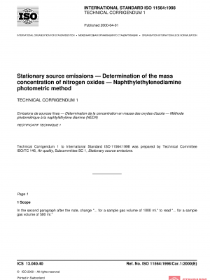 ISO 11564:1998/Cor 1:2000 PDF