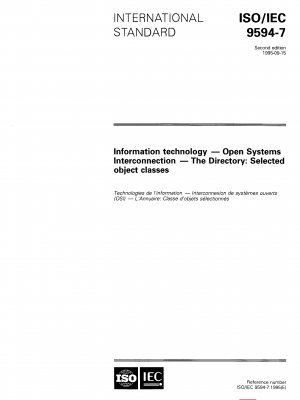 ISO/IEC 9594-7:1995 PDF